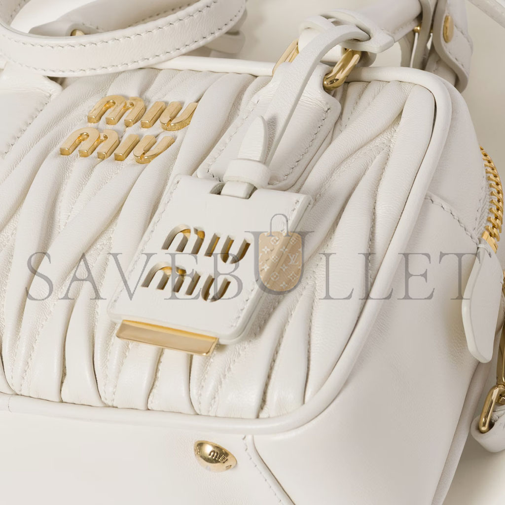 MIU MIU ARCADIE MATELASSÉ NAPPA LEATHER BAG 5BB123 (19*13*6cm) MIU MIU ARCADIE MATELASSÉ NAPPA LEATHER BAG 5BB123 (19*13*6cm)